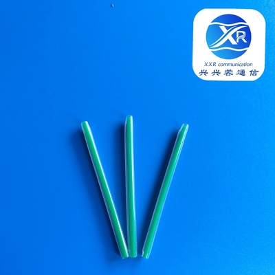 Fibra óptica verde, mangas de proteção de calor, mangas de PE, fibra óptica.