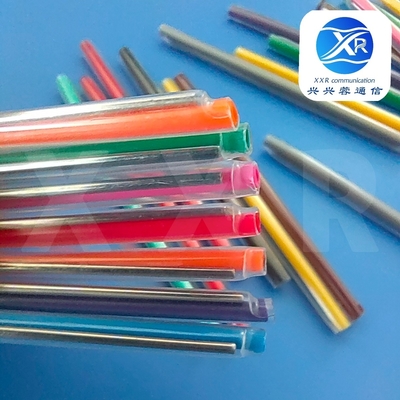 Tubos de plástico coloridos que encolhem ao calor