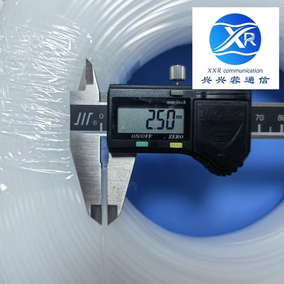 Tubo de protecção de fibra nua, tubo de protecção de cabo de fibra óptica de 5 mm
