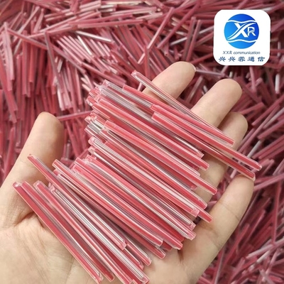 Mancha vermelha de fibra óptica, manchas de 2,5 mm de fibra.
