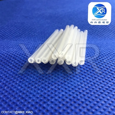 Luvas claras da fibra ótica do Polyolefin de FTTH 60*2.5mm