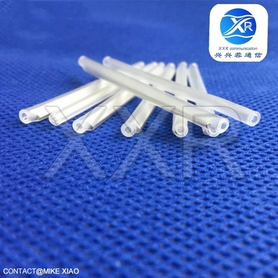 Mancha de fusão de fibra óptica transparente PE EVA 3.0x40mm 100PCS
