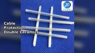 Cerâmica dobro durável Rod da luva de proteção do cabo de fibra ótica