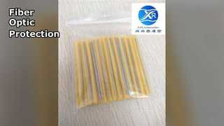 Força dielétrica alta da luva de proteção da fibra ótica